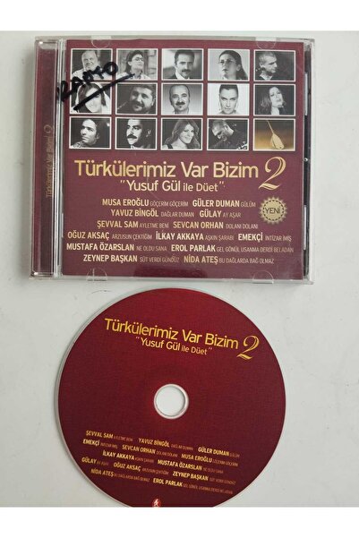 Türkülerimiz Var Bizim 2 / Yusuf Gül ile Düet -  Türkiye Basım 2. El  CD Albüm