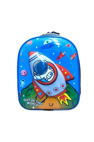 Dadacuq Geantă de grădiniță pentru bărbați cu imprimeu rachetă 9266 „OUT OF THIS WORLD”