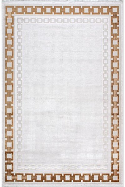 Artemis Halı Artemis Halı Alegra 03022B Gold Kemik Çizgi Desenli Bambu Halı