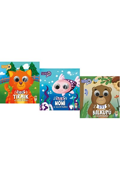 Sincap Kitap Kedi Tırmık + Balık Noni + Ayı Balküpü / 3 Kitap Set