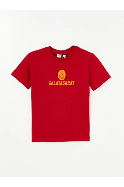 LC Waikiki LCW Kids Bisiklet Yaka Galatasaray Baskılı Kısa Kollu Erkek Çocuk ...