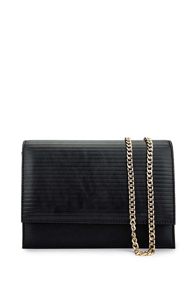 Tamer Tanca Black Vegan Women's Shoulder Bag
