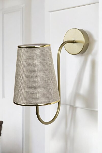 avizade Pilli Eskitme-gold-şapkalı Ledli Duvar Apliği-tak Çalıştır