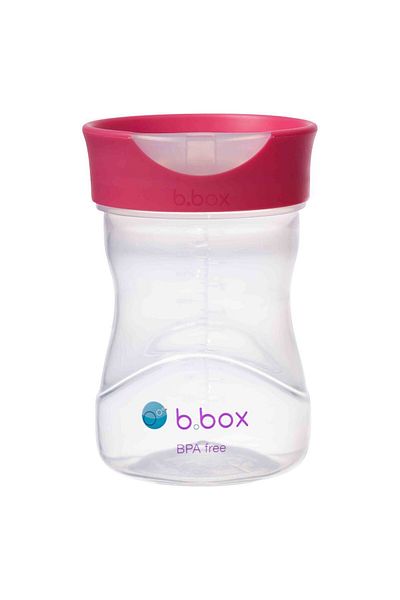 Bbox Pink 240 ml Educational Transitional Training Cup - with Edge Cover, 12 Months