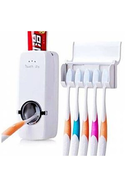 CMT Στύφτης οδοντόκρεμας 5 τεμαχίων Βούρτσα θήκης Πάστας Στύφτης Μπάνιου 5 τεμαχίων Βούρτσα οδοντόβουρτσας