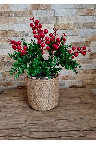 EGE ÖRGÜM Sepet Dekoratif Saksı Kılıfı 15x15 cm