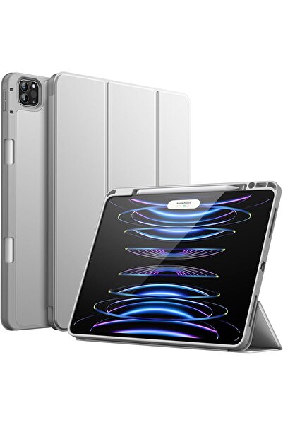 TEKNETSTORE Ipad Pro 12.9 Inç 5. Ve 6. Nesil 2021 / 2022 Uyumlu Kalem Bölmeli...