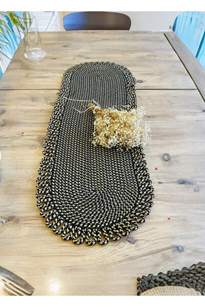 HomeTurko Nexus Runner - Джутова кошикова підставка для столу Unite Декоратив...