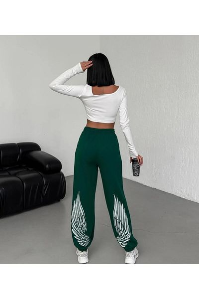 npLStore Φούτερ Jogger Unisex με στάμπα με φτερά