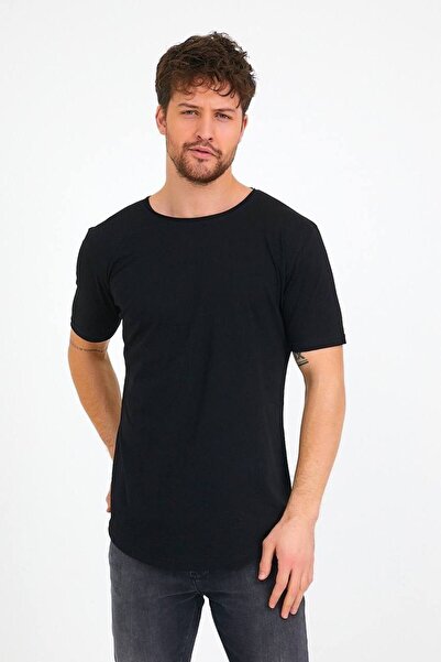 İLKCET MODA Μπλουζάκι Unisex Dirty Collar Oversize