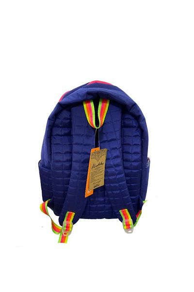tüftürük Kaukko Navy Blue Quilted Backpack - K1773