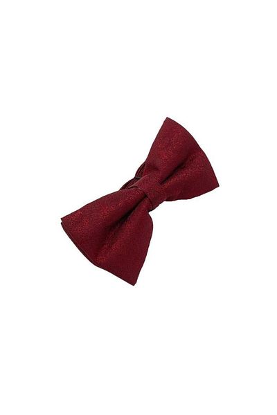Brianze Bow Tie Patterned Burgundy Melange