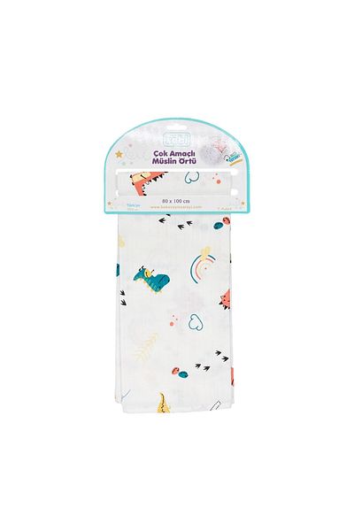 Sebi Bebe 80x100 Cm Muslin Blanket - Multi-Purpose