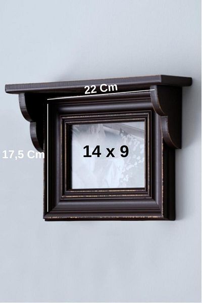 ACAR Brown Wooden Frame - Photo Document Paperwork, Acr-357
