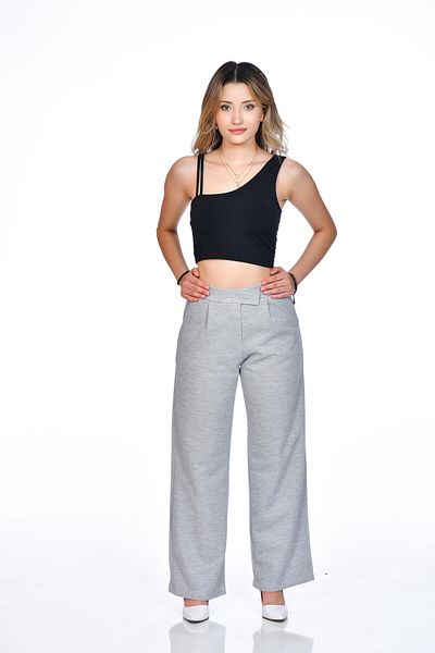 Kamex King Pique Velcro Women's Trousers Gray Gray