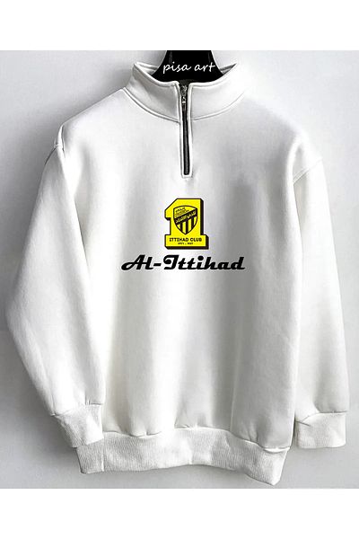 Pisa Art Φούτερ με μισό φερμουάρ Al-İttihad
