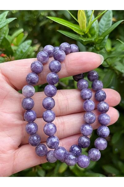 eHediyecim Natural Amethyst Stone Bracelet