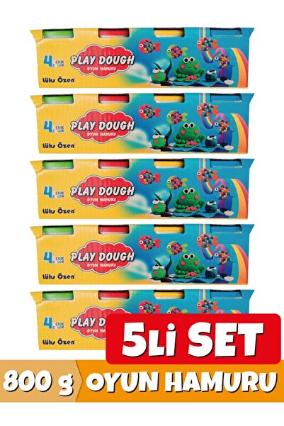 GONG YAYINCILIK Play Dough Mini Oyun Hamuru 5li Ekonomik Set 800 gr