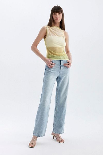 DeFacto Degaje Collar Slim Fit Tulle Athlete - C9322ax24sm
