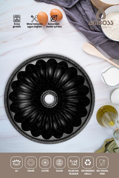 Amboss Alya Siy Cast Cake - Fireproof and Non-stick Mold