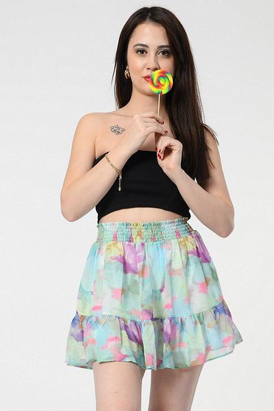 Quzu Patterned Skirt