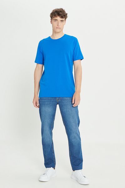 ALTINYILDIZ CLASSICS Ανδρικό μπλουζάκι Saks Slim Fit Crew Neck 360 μοιρών