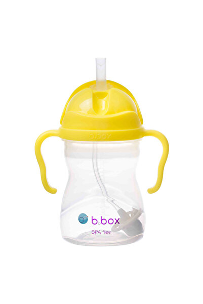 Bbox B.box Tıklama Kilitli Uçlu Damlatmaz Pipetli Alıştırma Bardağı, Sarı, 24...