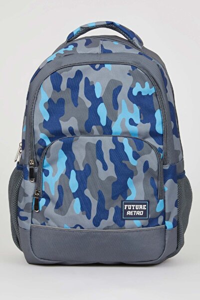 DeFacto Erkek Çocuk Baskılı Oxford Okul Sırt Çantası C5546a8ns