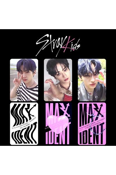 Kpop Dünyasi مجموعة بطاقات ألبوم Stray Kids Lee Know ''Maxident''