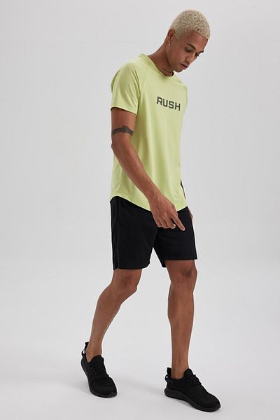 DeFacto Athlete Printed Short Sleeve Slim Fit T-Shirt - A9101ax23au