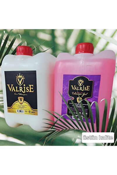 valrise Duş Jeli 5 Litre Şampuan 5 Litre (ÜSTÜN KALİTELİ ÜRÜN)