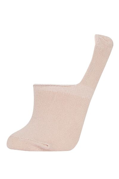 DeFacto Women's Invisible 5-Piece Cotton Ballerina Socks C6354Axns