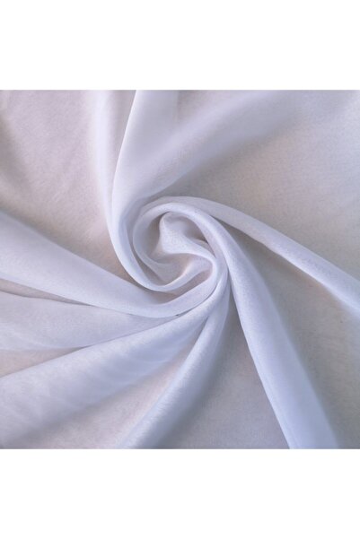Hanedan Kumaş Ipek Krep Şifon Multişifon Kumaş Beyaz
