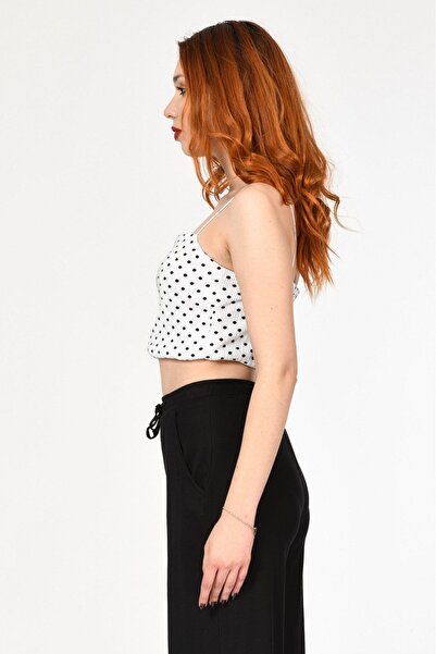 BEBE PLUS Бюстгальтер з тонким бретелем і крапками