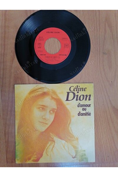 Celine Dion - D’amour Ou D’amıtıe/vısa Pour Les Beaux Jours-1982 Fransa Basım 2. El