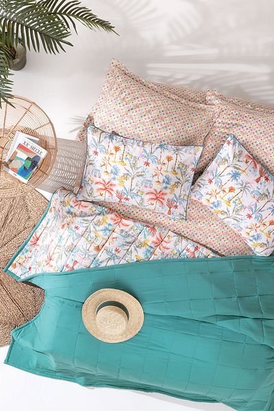 Yataş Marsel Single Co-Mic Bedspread Set - Emerald Green