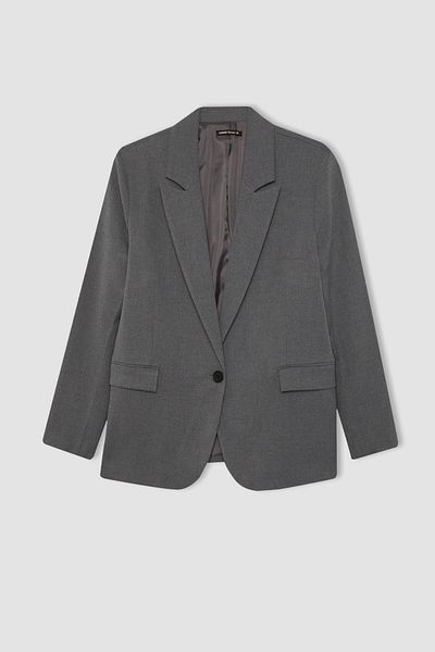 DeFacto B0490ax23au Model - Oversize Blazer Jacket