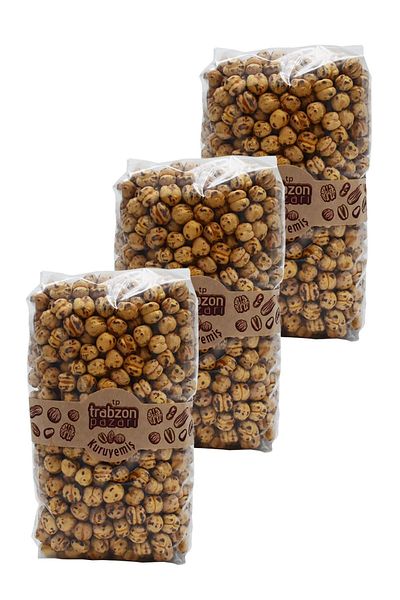 TRABZON PAZARI Yellow Double Roasted Chickpeas - 3x260 Gr Domestic