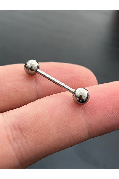 Karınca Piercing %100 Cerrahi Çelik Alerji Yapmaz 18 Mm Dil Piercing (KARINCA...