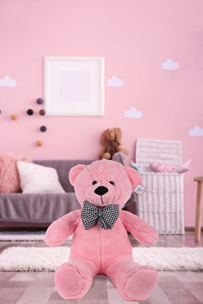 Elyaf Rengarenk Peluş Ayıcık 80cm (%100 YERLİ ÜRETİM)