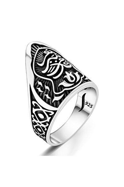 Genel Markalar Nali Şerif Baş Parmak Gümüş Erkek Yüzük