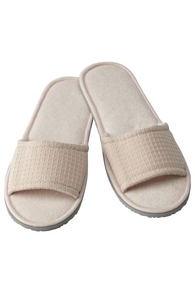 IKEA Skovelsjön 26.5 cm Beige Bathroom Slippers - Eva Foam Sole S/M Slippers