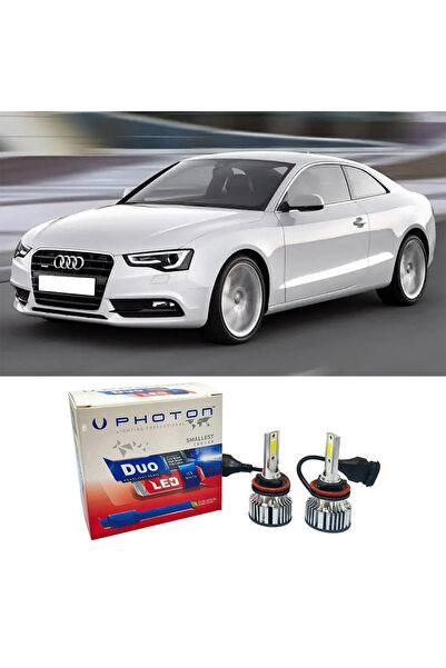 Photon Audi A5 B8 Led Xenon Sis Farı Ampulü H11 Duo Yeni Seri Beyaz 2007-2014