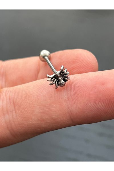 Karınca Piercing Spider Tongue Piercing High Quality Surgical Steel Piercing (Ant Tattoo)
