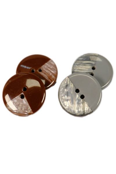 Klinkshop Bright Pearlescent Brown Coat and Coat Button