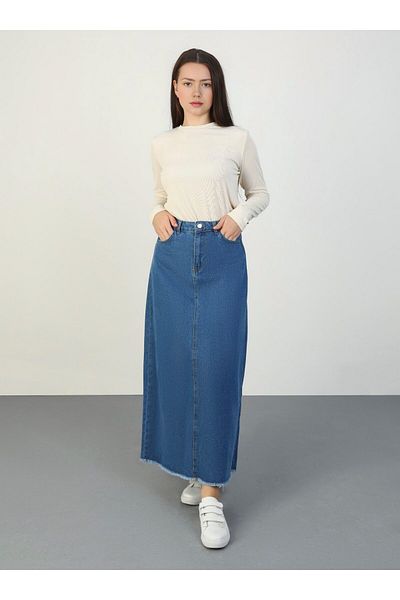 Benin Blue Denim Skirt - Benin