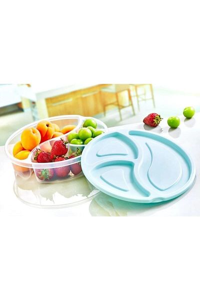 Güntem Bowl Storage Container YuvBuse 3 Compartment 1.2lt 2221