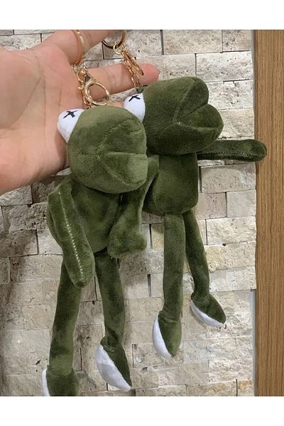 Meyra Accessories Plush Frog - Cute and Keychain Doll Bag