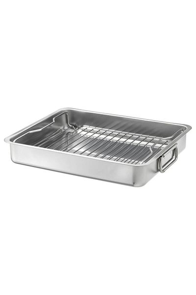IKEA 32x40 Cm Concis Oven Dish - Stainless Steel