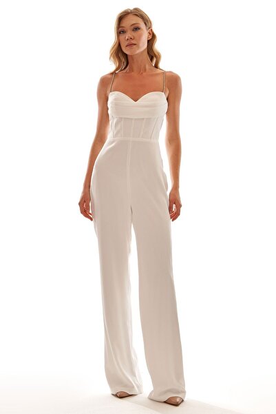 Elbisemhazır Krep Askılı Tulum